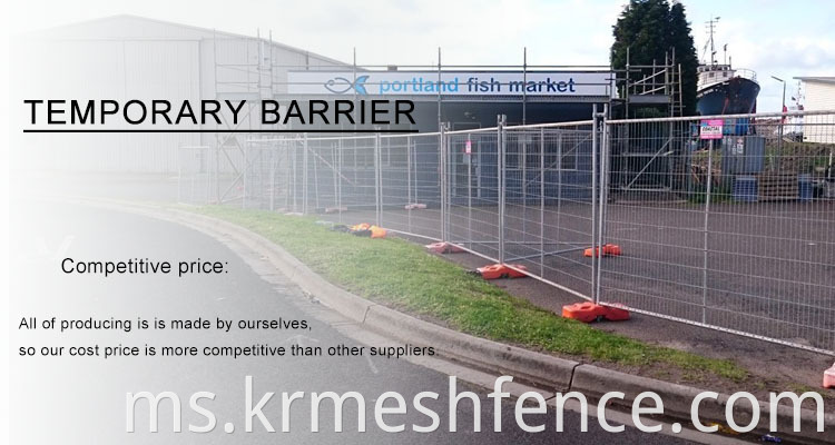 Mobile Protect Galvanized Temporary Fence Panel Fence